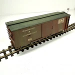 ON30 Scale Bachmann Spectrum Weathered Box Car Colorado & Midwestern 27099. Fixed Price $34.30.