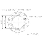 1127 Compatible With Ktm 250 Sx-f 2006-2016 Aluminum Rear Sprocket. Fixed Price $62.35.