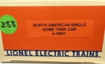 Lionel North America Single Dome Tank Car 6-19601.. Fixed Price $20.00.