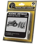 Woodland Scenics D208 Ho Seeder & Tractor 1938-1946. Fixed Price $20.45.