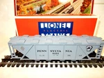 Lionel 6-6123 Pennsylvania Farr #5 4 Bay Covered Hopper Car-o Gauge-w Box Look. Fixed Price $16.99.