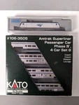 Kato #137-3001 Electric Loco With #106-3505 4 Car Passenger Set Scale C-8. Fixed Price $259.99.