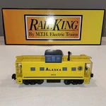 Mth Rail King Alaska Rr Lighted Steel Caboose 30-4158C. Fixed Price $52.49.