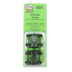 Kadee #501 Arch Bar Metal Fully Sprung Equalized Trucks (1PAIR) : Ho Scale. Fixed Price $11.99.