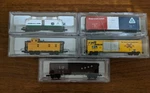 Life-like Gauge Train Car Lot 7736, 7731, 7747, 7714, 7765. New Box. Fixed Price $50.00.