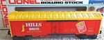 Lionel Hills Bros. Coffee Reefer 6-9879. Fixed Price $31.95.