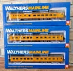 Nos Walthers Ho Union Pacific Budd Diner & Sleeper Cars, #910-30108, 910-30158. Fixed Price $118.00.