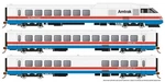 Rapido Ho Rtl Turboliner 5-UNIT Train Sound And Dcc Amtrak #154, 176, 177, 25502. Fixed Price $1111.98.