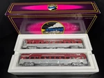 Mth 20-6612 Rock Island 70 Streamlined Ribbed Sleeper & Diner 2-CAR Set Nib. Fixed Price $195.00.