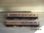 Hornby Railways Oo Scale 2 Lner Teak Coaches (no 1010 & 1870). Fixed Price $43.25.