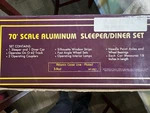 Mth 70' Scale Aluminum Sleeper/diner MT-6601 Atlantic Coast Line-plated Gauge. Fixed Price $210.00.