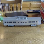 Lionel Aluminum Vista Dome Passenger Car Gauge Lines 6-19162. Fixed Price $150.00.