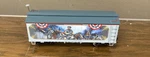 Hawthorne Village Confederate Civil Jer Stewart Box Car With Tracks / Coa. Fixed Price $22.88.
