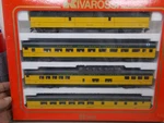 Rivarossi Ch. & N.w. Baggage-coach-vista Dome- Diner Passenger Cars Ho Scale. Fixed Price $110.00.
