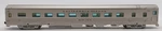 Broadway Limited 532 Ho Scale Wp 16-SECTION Sleeper "silver Palm" #871 Ex. Fixed Price $119.99.