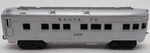 Lionel 2406 Vintage Santa Fe Observation Passenger Car. Fixed Price $25.49.