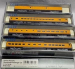 Kato Scale Led Lighted Up Smoothside Passenger 4-CAR Set A, 106-1054. Fixed Price $169.95.