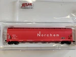 Atlas Scale Norchem Npcx Acf 5701 Cu Ft Plastics Covered Hopper 50-002-460. Fixed Price $25.00.