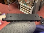 Lionel 9019-T-5A Flat Bed Black Penn Central Decal Scale Not Complete 8. Fixed Price $15.00.