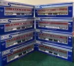 K-line O-gauge Streamliners K4530 Santa Fe Passenger 8 Car Set New Boxes. Fixed Price $295.55.