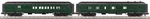 Mth Railking Santa Fe 2-CAR Madison Combine/diner Set 30-69367. Fixed Price $159.00.