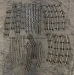 21PC. Lionel Gauge 3-RAIL Metal Track Lot Straight & Curved Mixed Lengths Obo. Fixed Price $150.00.