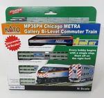 Kato 1068701S Scale Chicago Metra Train Set Loksound Dcc 106-8701-S. Fixed Price $324.95.