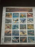 Scott #3142 Classic American Aircraft Sheet Of 20 32 Stamps (1997). Fixed Price $6.95.