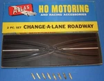 Atlas Ho Scale Slot Car Track Change Lane 1228 Nmib And Joiners Type Ii. Fixed Price $49.99.