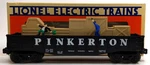 Gauge 3-RAIL Lionel 6-16712 Pinkerton Gondola #16712 LN/C8. Fixed Price $28.88.