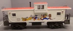 Lionel 0-27 Wide Vision Lighted Disney Caboose 19723. Fixed Price $45.00.