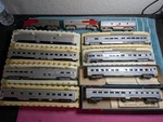 Con-cor/rivarossi Ho California Zephyr Silver Set. Fixed Price $249.00.