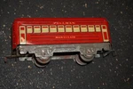 Marx Gauge Tin Litho Pullman Montclair Passenger Car Grey Chrome Trucks. Fixed Price $19.99.