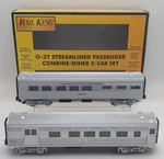 Mth 30-6126 Nyc Railking O-27 Streamlined Combo/diner (set Of 2) Nib. Fixed Price $99.99.