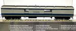 Ho Walthers 932-10514 Acf 70' Heavyweight Baggage Car Missouri Pacific. Fixed Price $149.99.