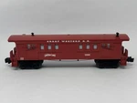 Lionel Great Western Red Whistle Baggage Car Lincoln Logs Gauge 6-25185. Fixed Price $49.99.