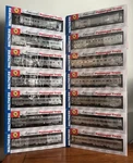Ho Scale Model Trains Walthers Santa Fe Super Chief (plated) 14 Car Set. Fixed Price $1528.50.