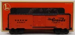 Lionel 6-29268 Gauge Denver & Rio Grande 6565 Boxcar #63067 Ex/box. Fixed Price $18.19.