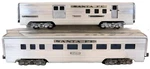 Amt Santa Fe Passenger Cars Extruded Aluminum Diner & 3407 Baggage Rpo W/boxes. Fixed Price $175.00.