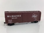 Walthers 910-2379 40' PS-1 Milwaukee Road Boxcar #35007, Ho Scale. Fixed Price $23.00.