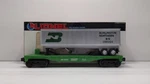 Lionel 6-16308 Gauge Burlington Northern Flatcar #298224 W/trailer Ln/box. Fixed Price $19.13.