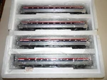 Mth 20-6519 Amtrak Amfleet Passenger Car (set Of 4) New. Fixed Price $275.00.