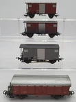Liliput Ho Scale Sbb Freight Car Assortment: 24755, 30417, 71002. Fixed Price $43.99.