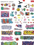 Busch 6035 Graffiti Sheet (measure 210 X 148MM) Suitable For Walls, Bridges, Wagons. Fixed Price $7.81.