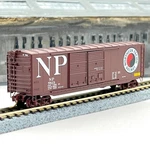 Micro-trains Scale 37050 Northern Pacific 50FT Double Door Boxcar 7813. Fixed Price $19.99.