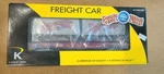 K-line Scale Ringling Bros Flat Car W/2 Trailers #6-21472. Fixed Price $75.00.