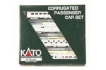 Kato Scale #106-1502 Corrugated Passenger Car(set A) Atchison,topeka&santa Fe. Fixed Price $199.99.