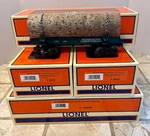 Lionel 6-29449 Weyerhaeuser Lumber Skeleton Scale Log Cars Train 3 Pack #2 Set. Fixed Price $100.00.