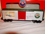 Lionel 6-36270 Home For The Holidays Christmas Box Car O-27 Angela Trotta Sealed. Fixed Price $32.00.