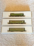 Lot Vintage Marklin Mini-club Z Scale 8732 Baggage & Two 8730 Passenger Cars. Fixed Price $65.00.